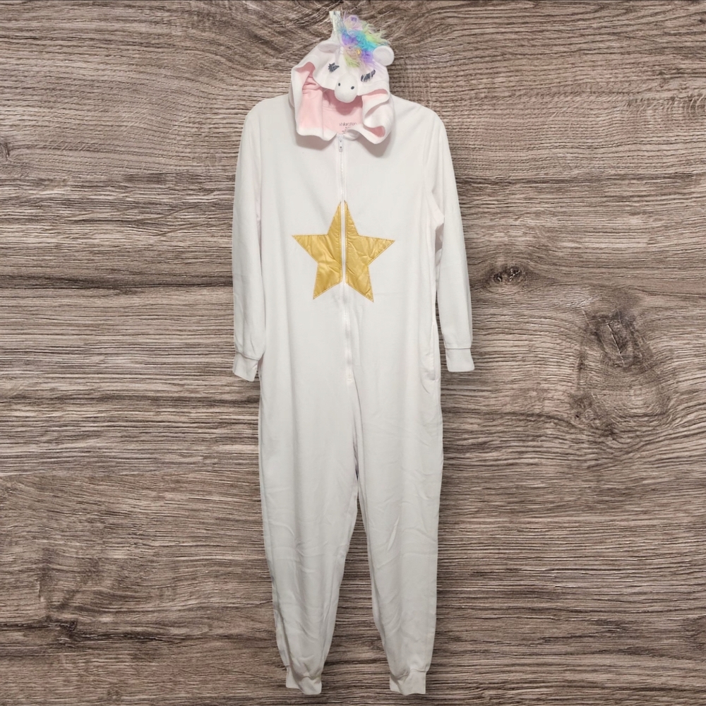 Unicorn Adult Hooded Onsie Sleepwear Costume